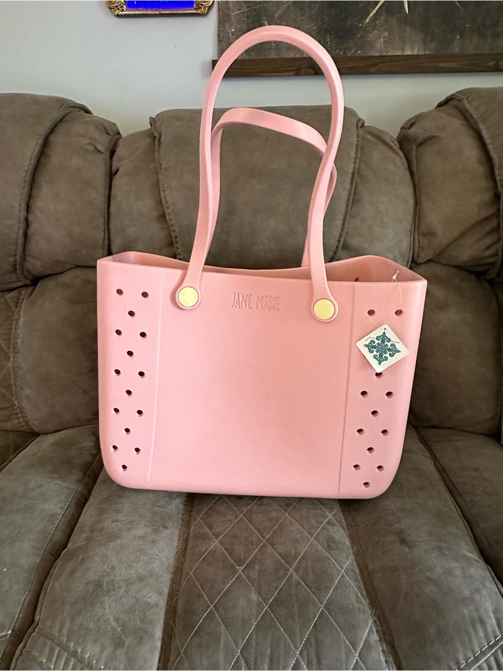 Jane Marie Pink Waterproof Tote Bag – New with Tags